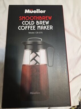 Mueller SmoothBrew Cold Brew Coffee Maker – Black